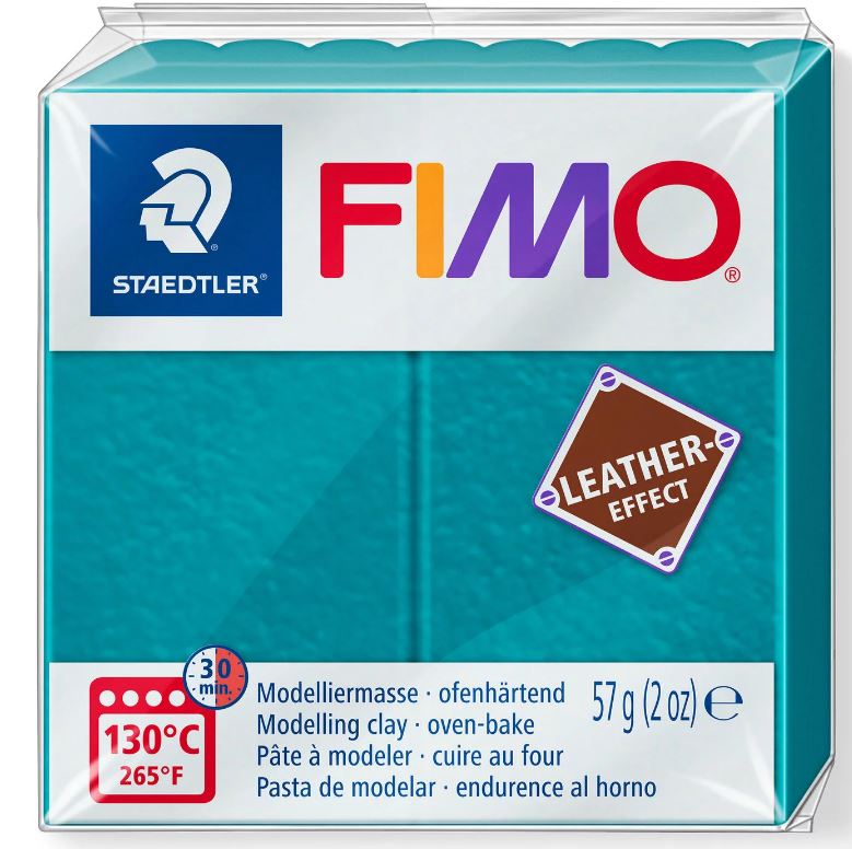 Fimo Leather Effect Modelling Clay 2oz. Lagoon **ND**