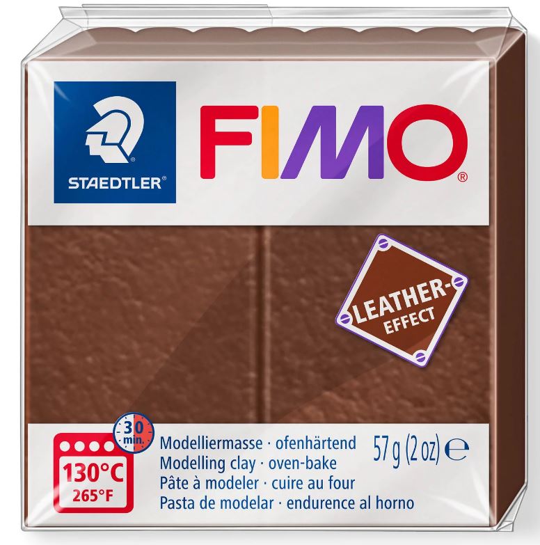 Fimo Leather Effect Modelling Clay 2oz. Nut **ND**