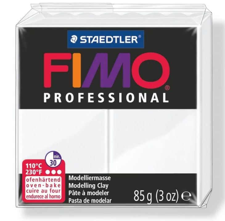 Fimo Professional Modelling Clay 2oz. White
