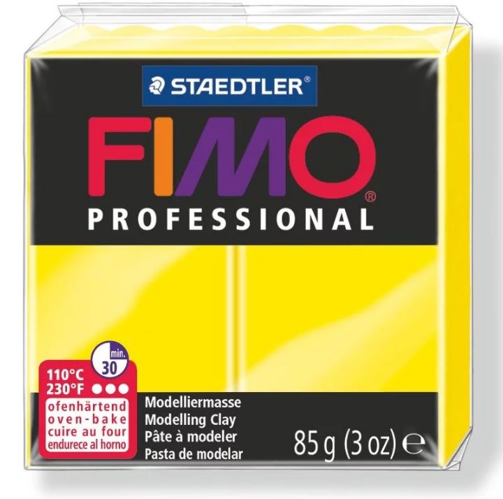 Fimo Professional Modelling Clay 2oz. Yellow