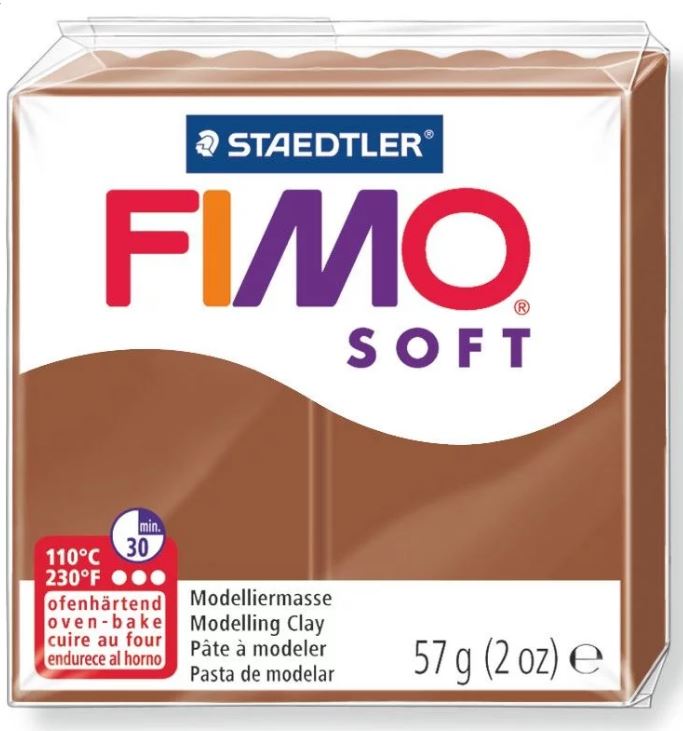 Fimo Soft Modelling Clay 2oz. Caramel