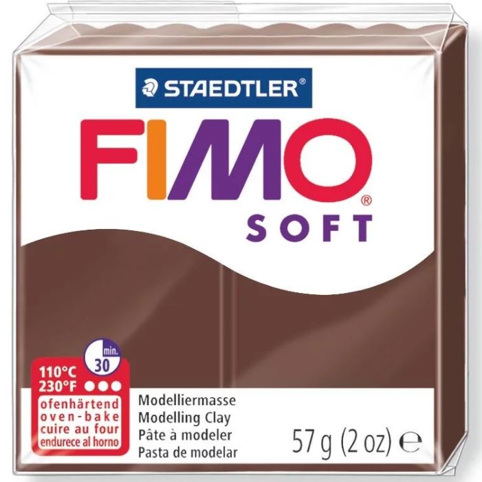 Fimo Soft Modelling Clay 2oz. Chocolate
