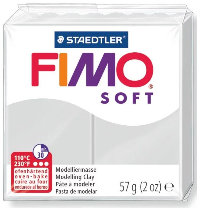 Fimo Soft Modelling Clay 2oz. Dolphin Grey