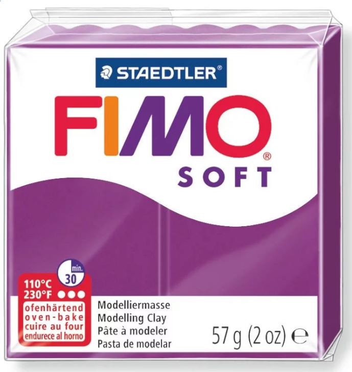 Fimo Soft Modelling Clay 2oz. Purple