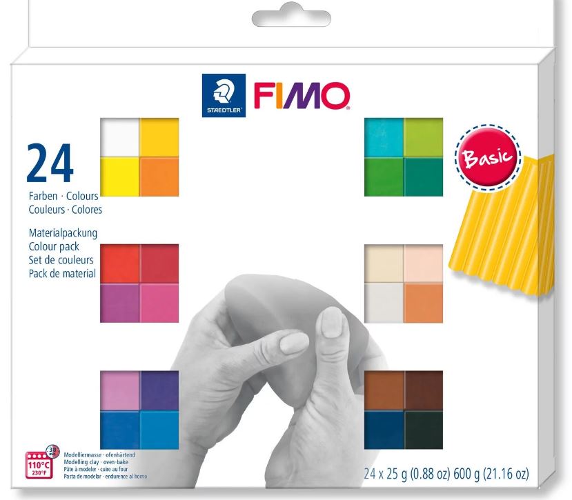 Fimo Soft Set Basic 24 Colours **ND** $47.25 Value