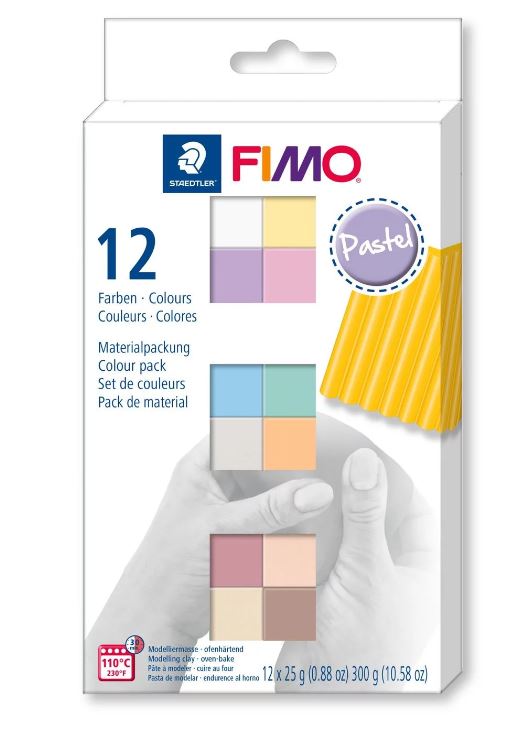 Fimo Soft Set Pastel 12 Colours
