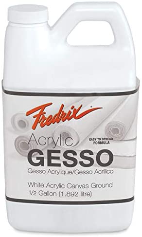 Fredrix Gesso Acrylic White 1.9L/0.5 Gal