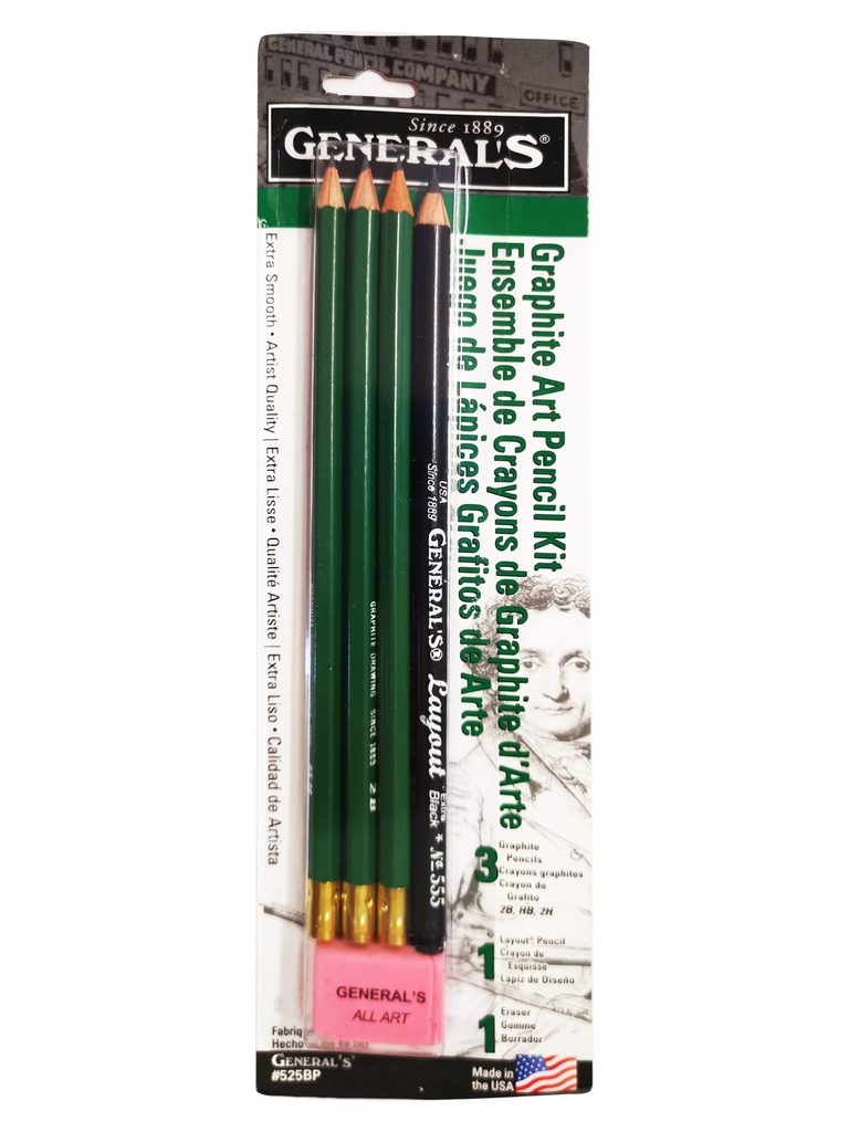 General Graphite Pencil Set 525-BP
