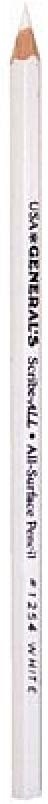 General Scribe All Pencil White #1254
