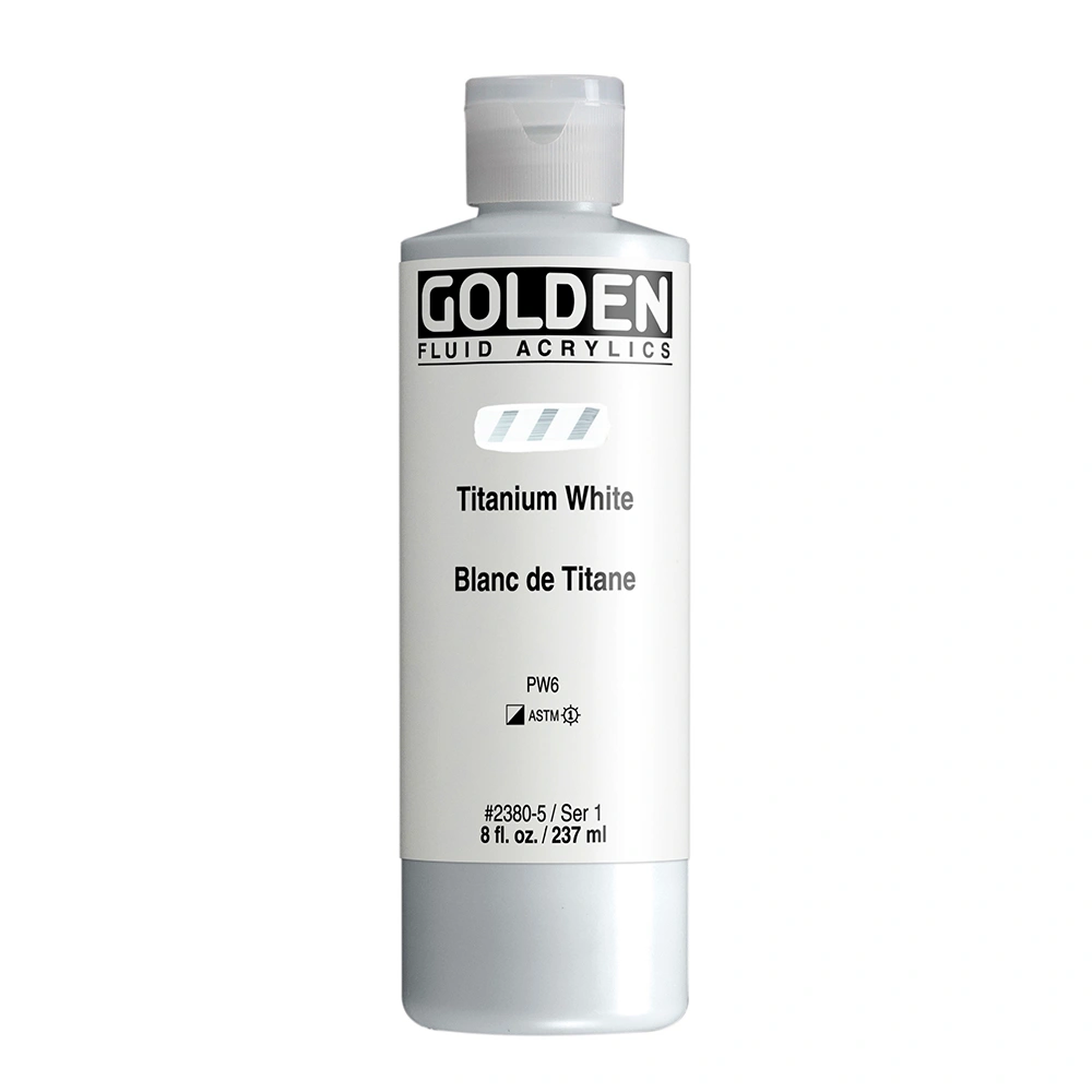 Golden Fluid 16oz. Titanium White **SO** **ND**