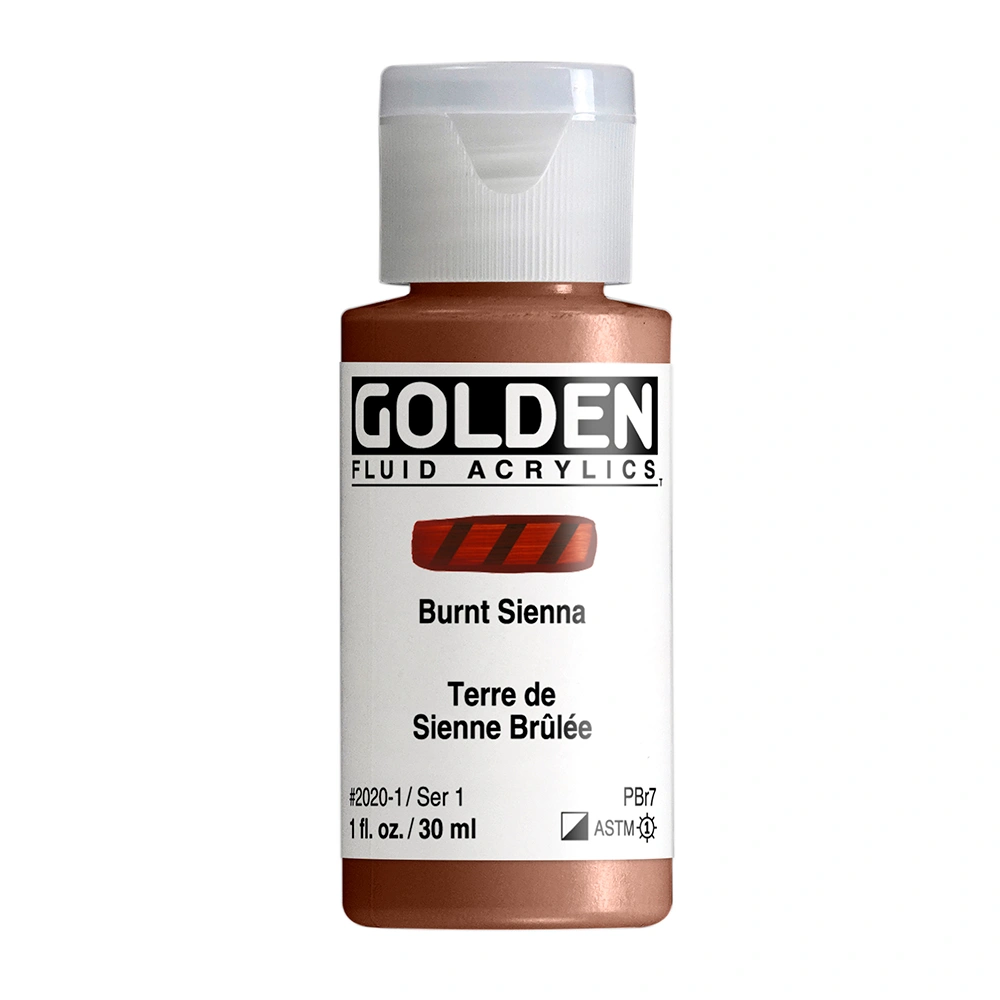 Golden Fluid 1oz. Burnt Sienna S1 **ND**