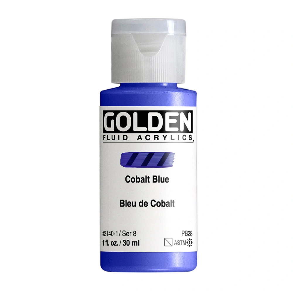 Golden Fluid 1oz. Cobalt Blue S8 **ND**