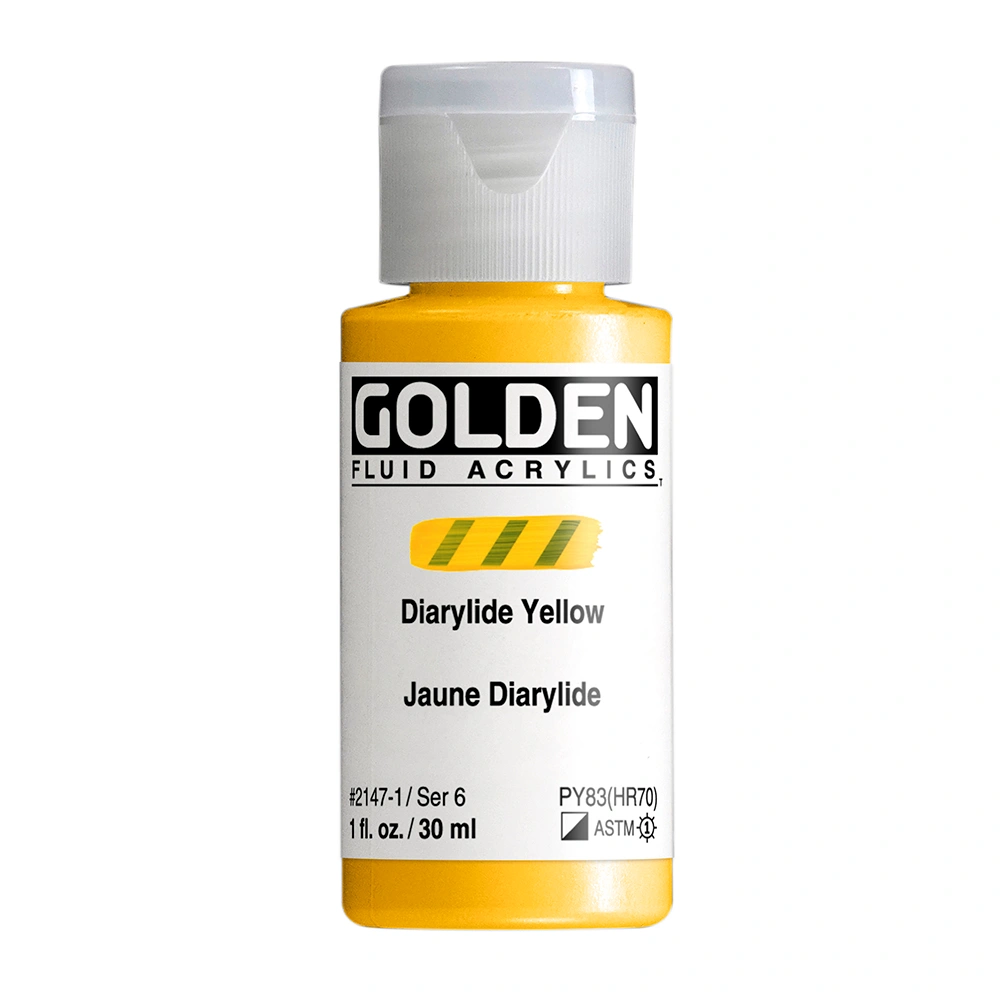 Golden Fluid 1oz. Diarylide Yellow S6 **ND**