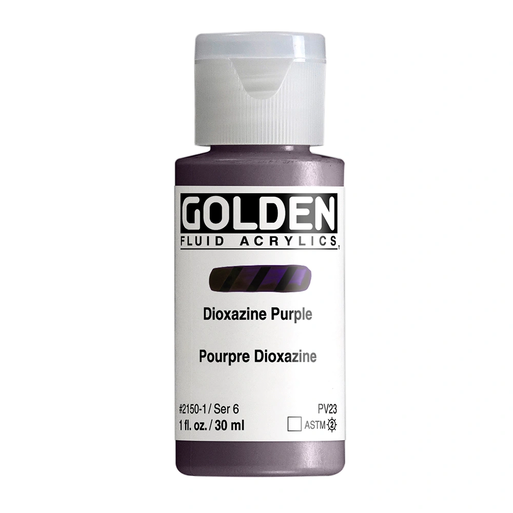 Golden Fluid 1oz. Dioxazine Purple S6 **ND**