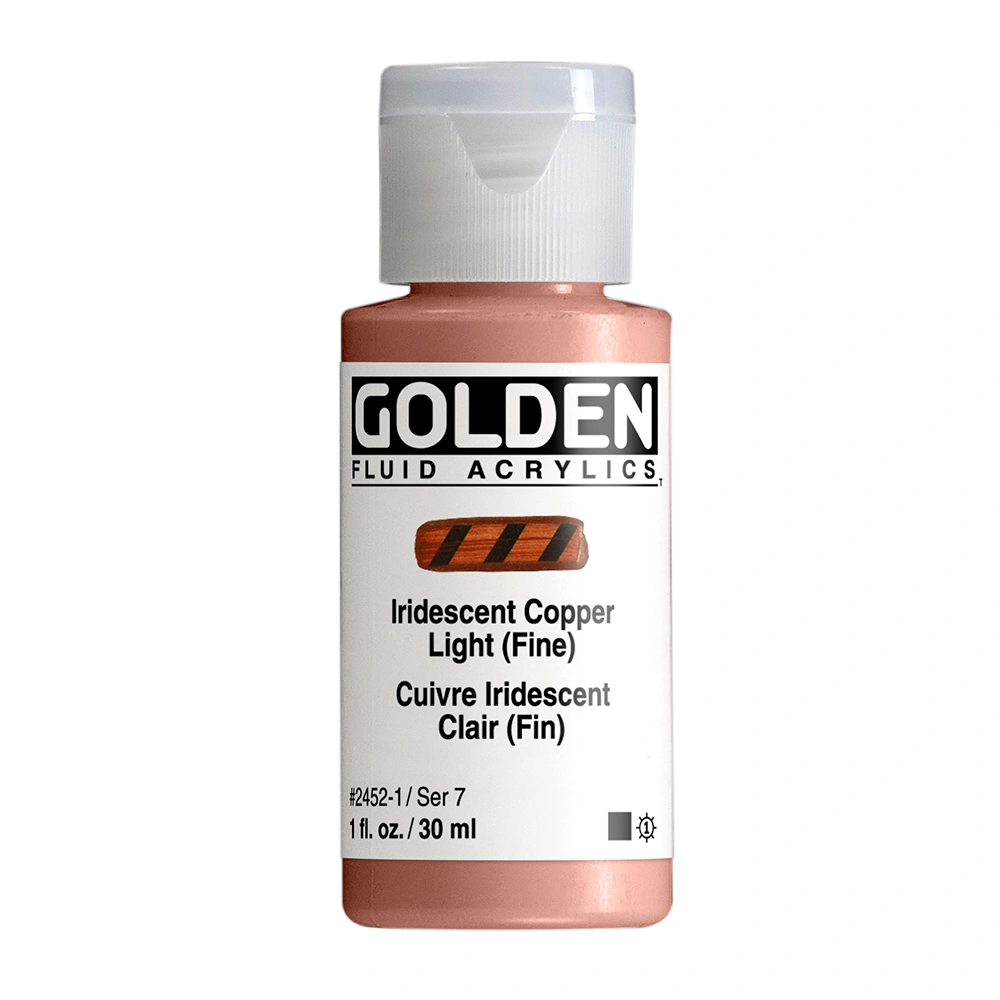 Golden Fluid 1oz. Irid Copper Lt Fine S7 **ND**