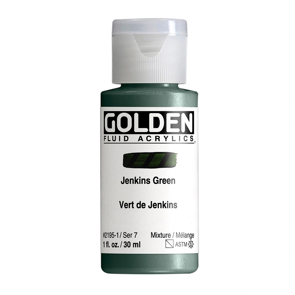 Golden Fluid 1oz. Jenkins Green S7 **ND**