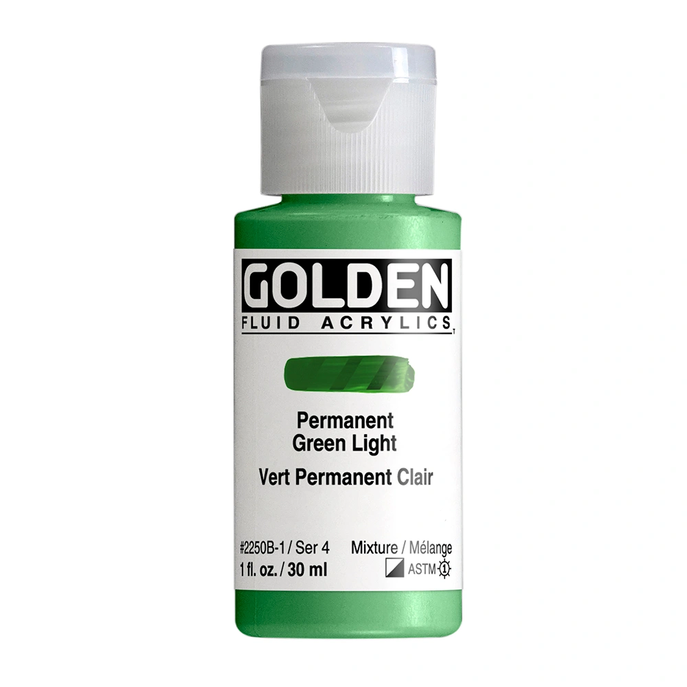 Golden Fluid 1oz. Permanent Green Lt S4 **ND**