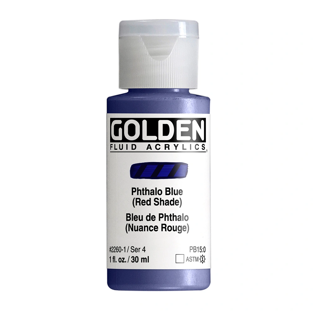 Golden Fluid 1oz. Phthalo Blue (R.S.) S4 **ND**