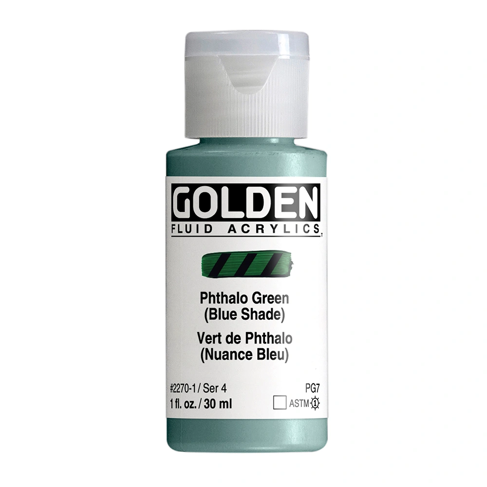 Golden Fluid 1oz. Phthalo Green (B.S.) S4 **ND**