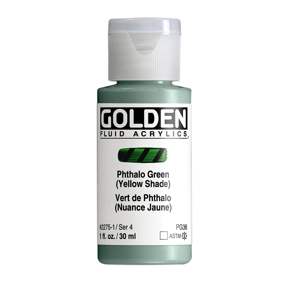 Golden Fluid 1oz. Phthalo Green (Y.S.) S4 **ND**
