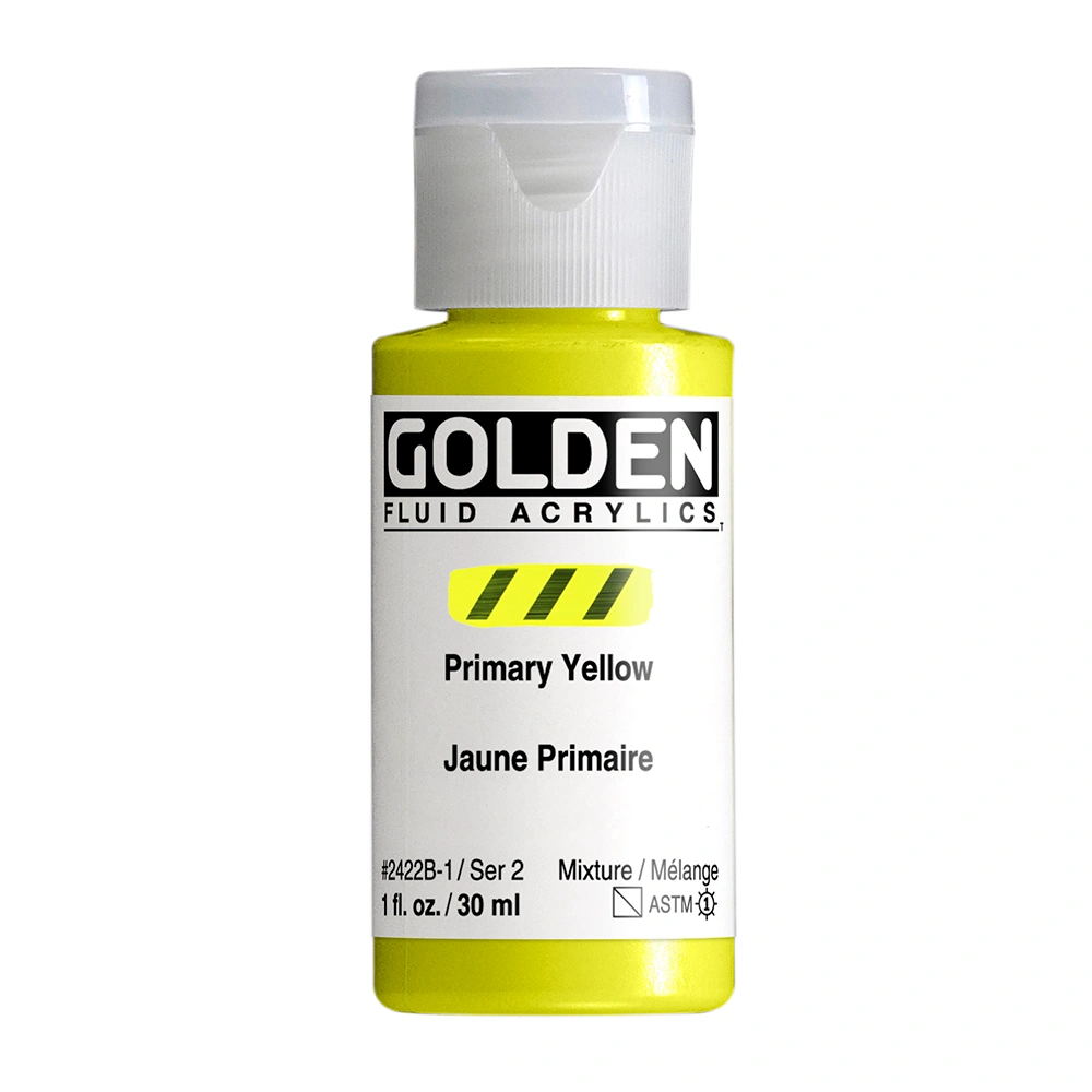 Golden Fluid 1oz. Primary Yellow S2 **ND**