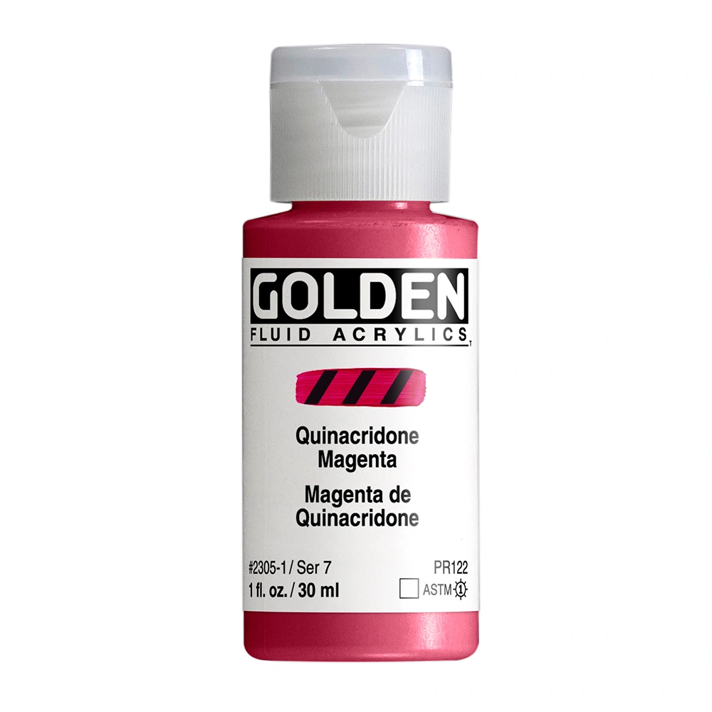 Golden Fluid 1oz. Quinacridone Magenta S7 **ND**