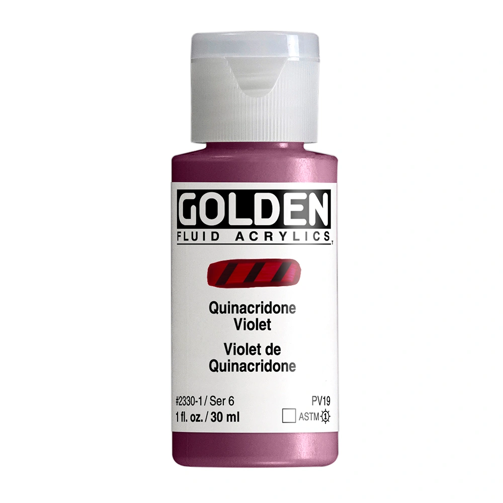 Golden Fluid 1oz. Quinacridone Violet S6 **ND**