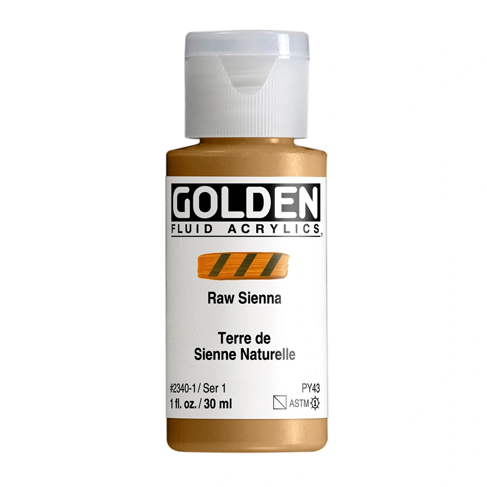 Golden Fluid 1oz. Raw Sienna S1 **ND**