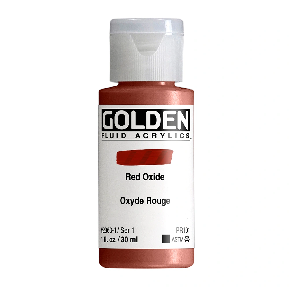 Golden Fluid 1oz. Red Oxide S1 **ND**