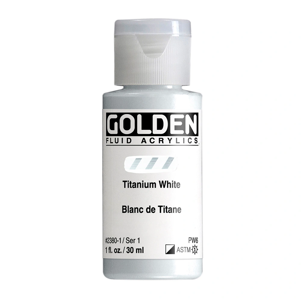 Golden Fluid 1oz. Titan White S1 **ND**