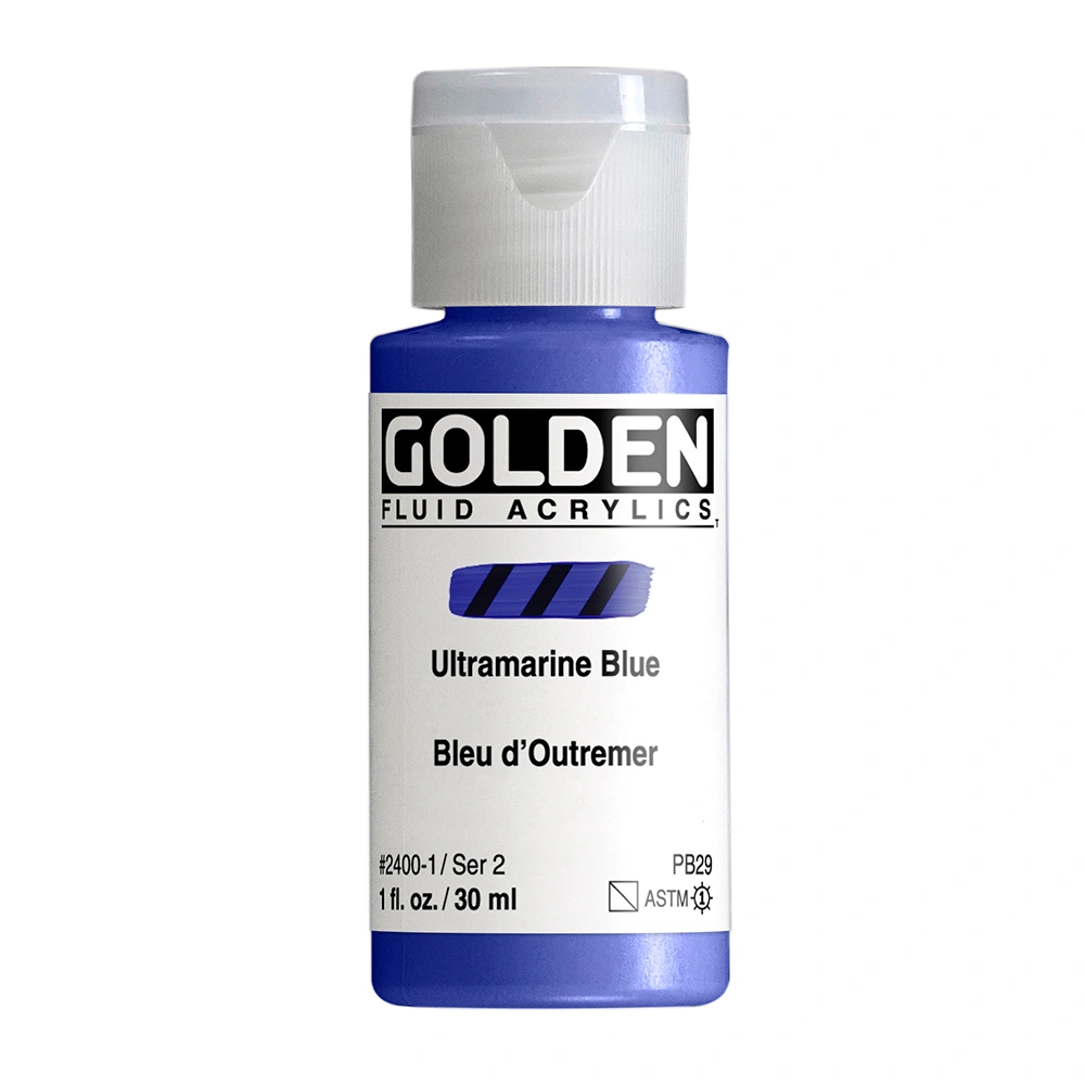 Golden Fluid 1oz. Ultramarine Blue S2 **ND**