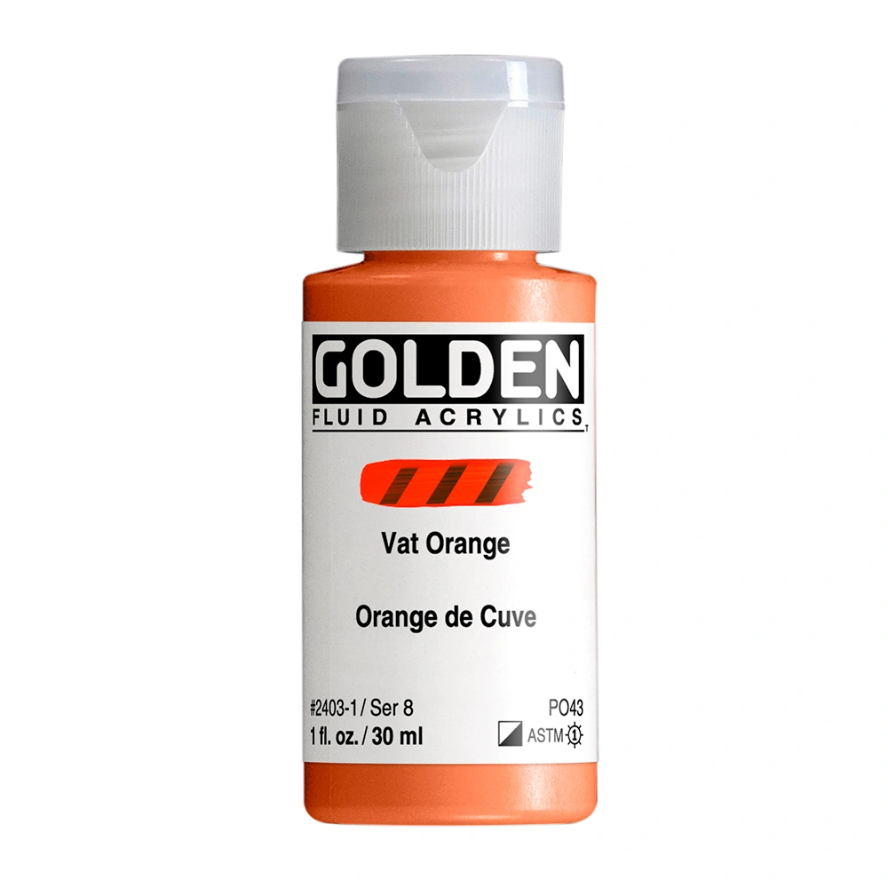 Golden Fluid 1oz. Vat Orange S8 **ND**