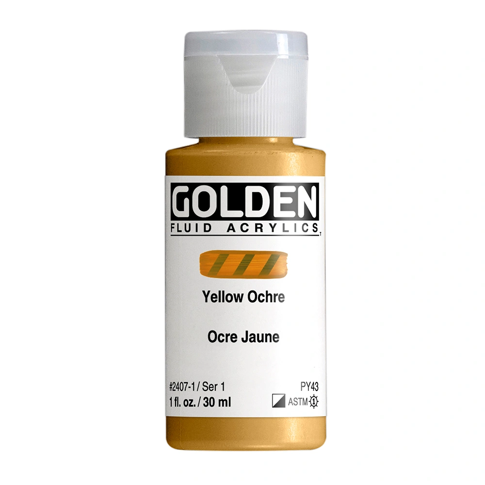 Golden Fluid 1oz. Yellow Ochre S1 **ND**