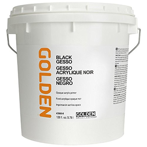 Golden Ground Gesso Black 128oz **SO** **ND**