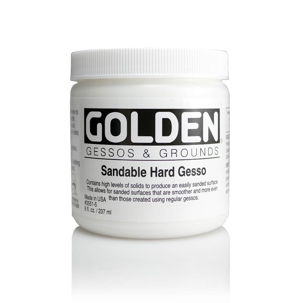 Golden Ground Sandable Hard Gesso 8oz **ND**