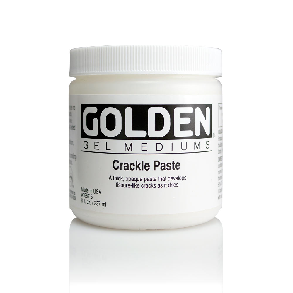 Golden Medium Crackle Paste 32oz **ND**