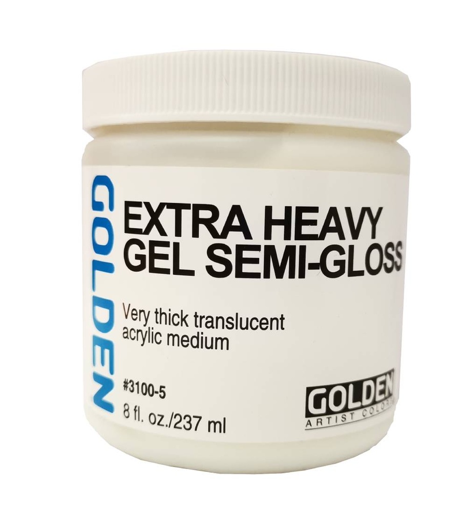 Golden Medium Extra Heavy Gel Semi Gloss 8oz **ND**