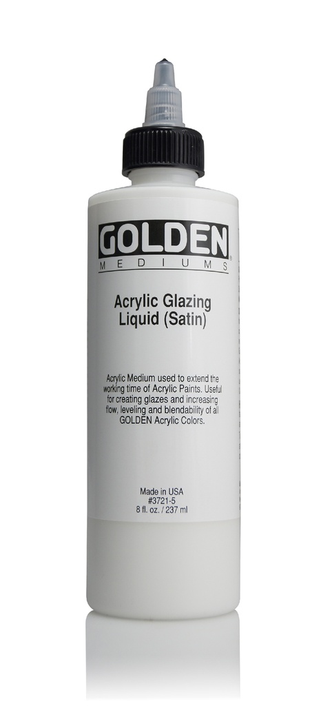 Golden Medium Glazing Liquid Satin 16oz **ND**