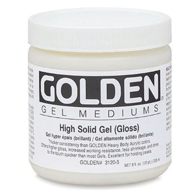 Golden Medium High Solid Gel Matte 8oz **ND**