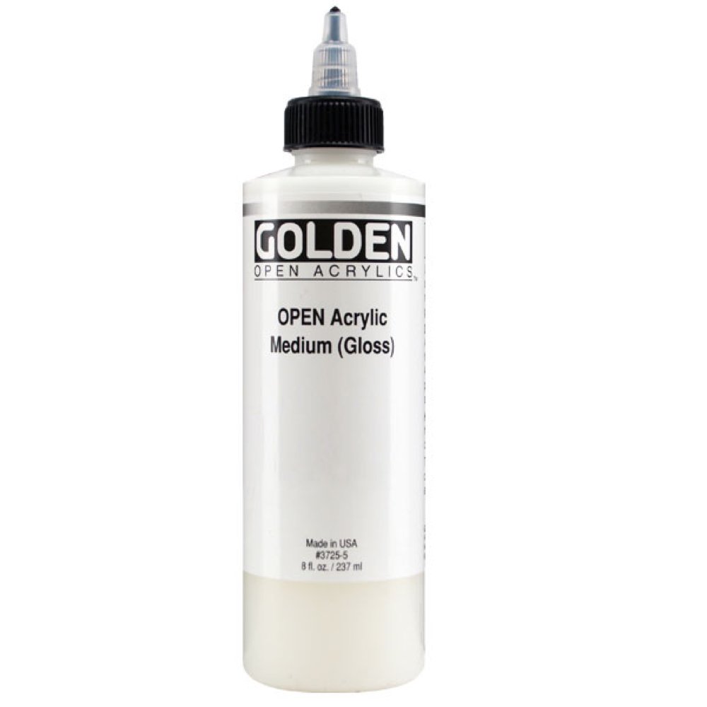 Golden Medium Open Fluid Gloss 8oz **ND**