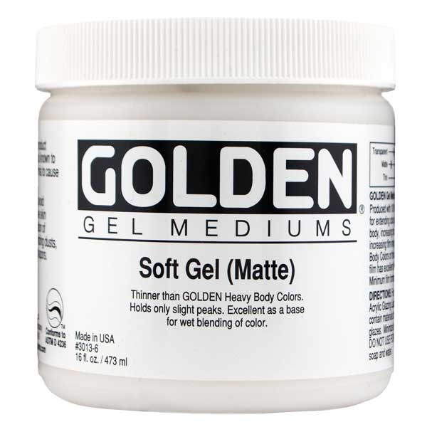 Golden Medium Soft Gel Matte 8oz. **ND**