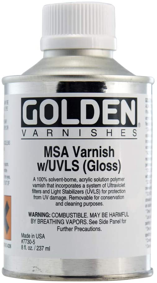 Golden Varnish MSA UVLS (Gloss) 8oz **ND**