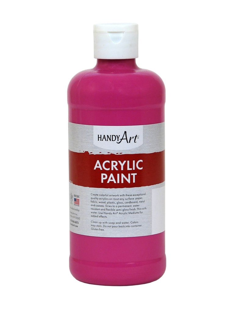Handy Art Acrylic Paint 16oz Magenta **ND**