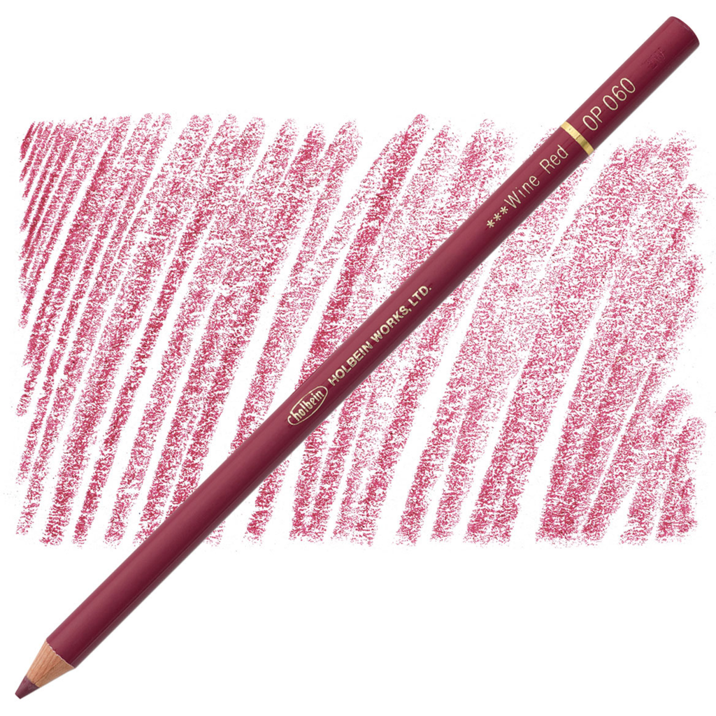 Holbein Artists' Coloured Pencil OP060 Wine Red