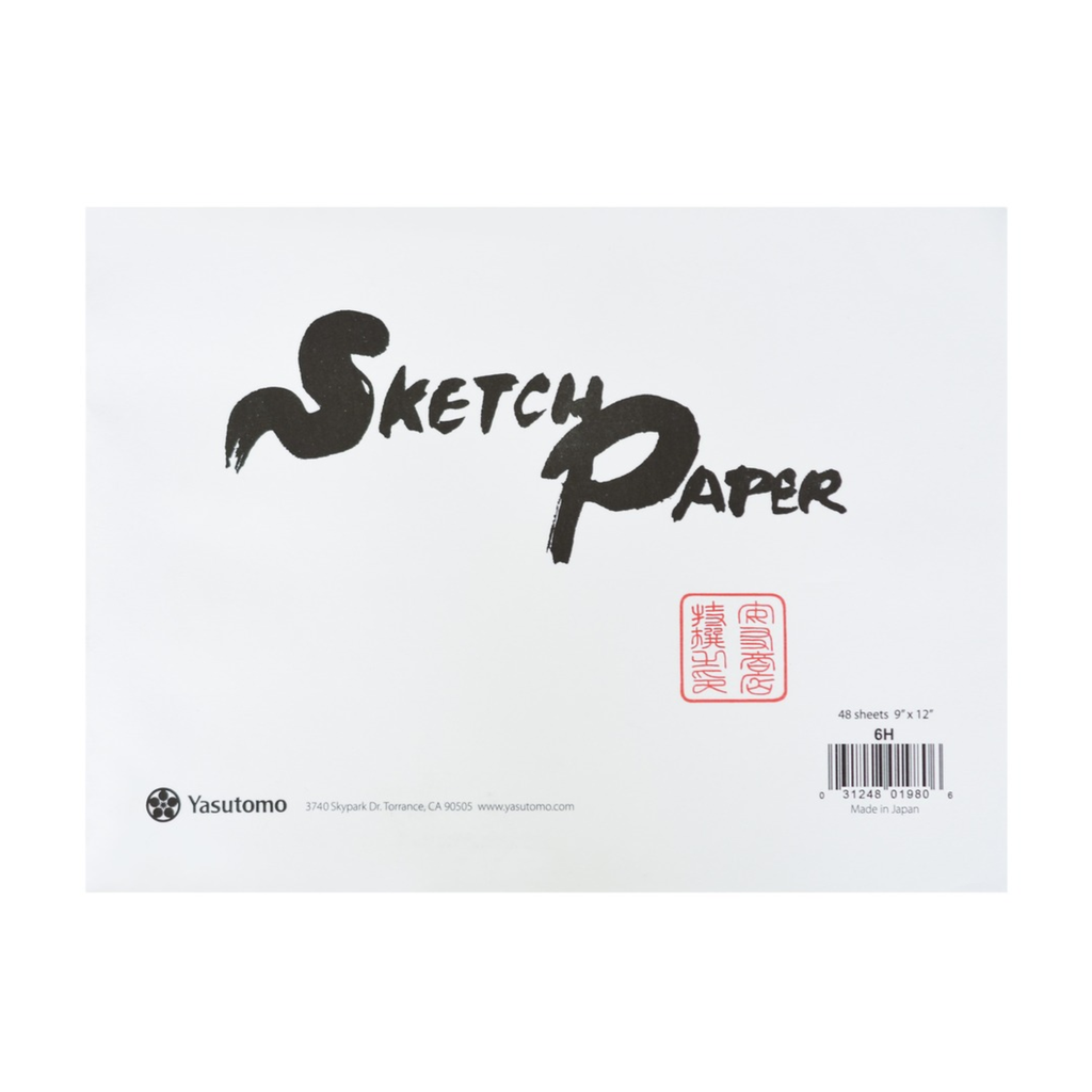 Yasutomo Hosho Paper Sketch Pad 9" x 12" (48 Sheets)