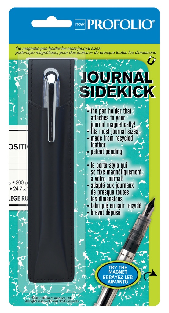Itoya Journal Sidekick Black w/ Itoya Blade Pen