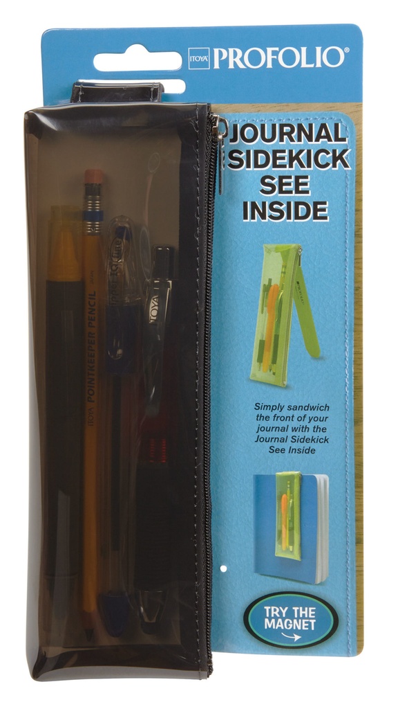 Itoya Journal Sidekick See Inside Black