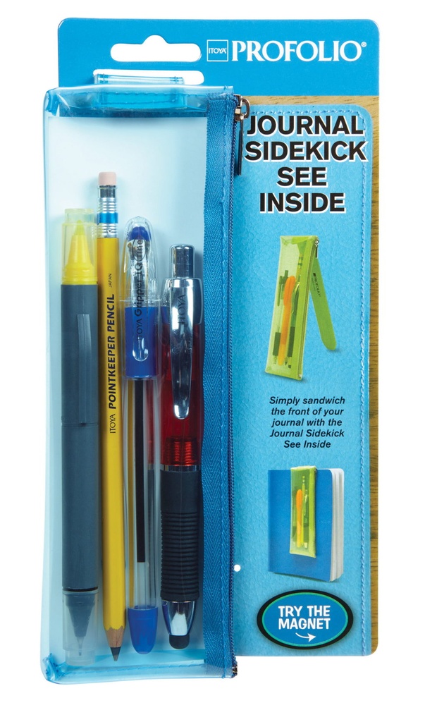 Itoya Journal Sidekick See Inside Blue