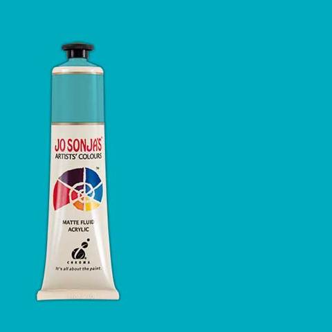 Jo Sonja Artists' Matte Flow Acrylic 75ml Aqua 002
