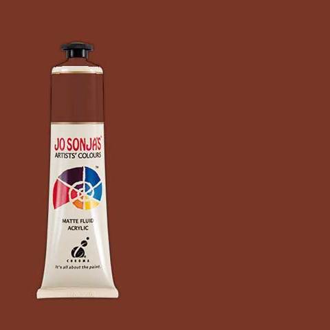 Jo Sonja Artists' Matte Flow Acrylic 75ml Burnt Sienna 006